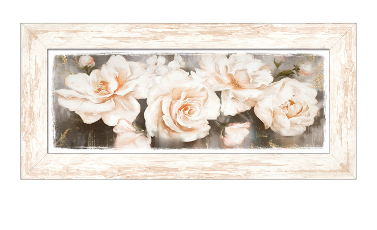 Rahmenbild Watercolor Flowers 30 x 80 cm