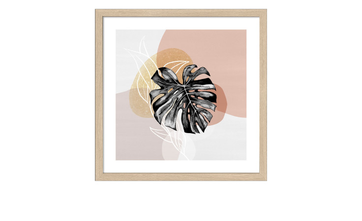 Rahmenbild Symbols on Gold 33 x 33 cm
