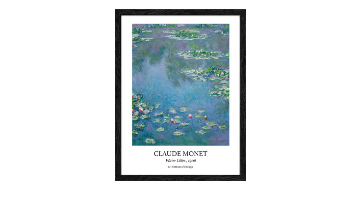 Rahmenbild Monet Waterlilies 33 x 43 cm