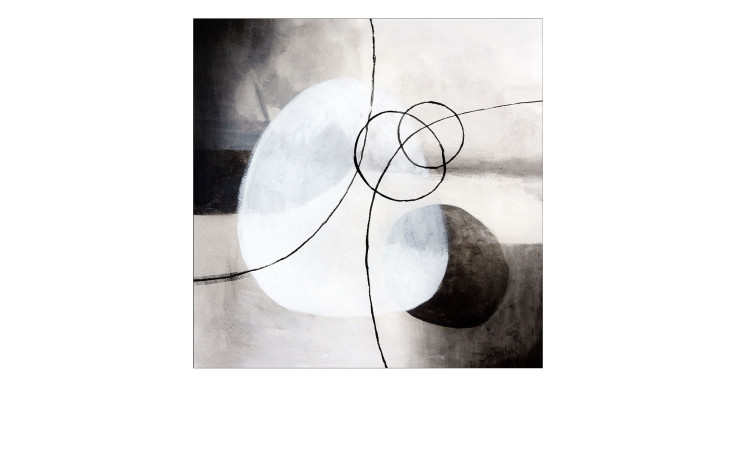 Glasbild Different Abstract Shapes 50 x 50 cm