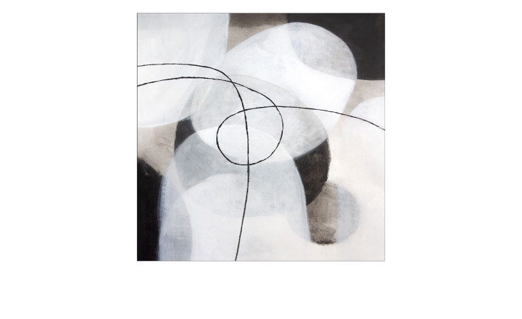 Glasbild Different Abstract Shapes 50 x 50 cm