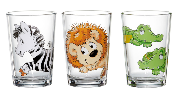 Kinderbecher-Set Happy Zoo 3-tlg.