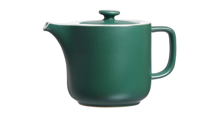 Kanne mit einem Fassungsvermögen über ca. 1,4 L und in der Farbe Grün und Weiß. 