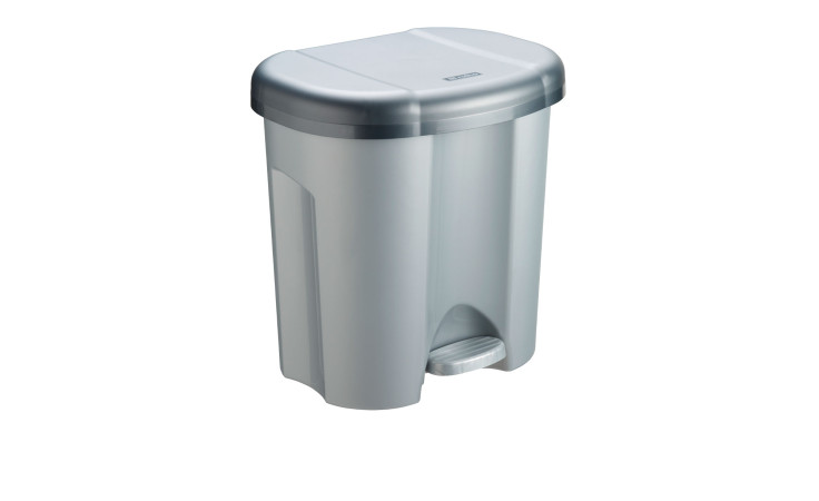 Abfalleimer Duo mit zwei Behältern je 10 l aus Kunststoff.