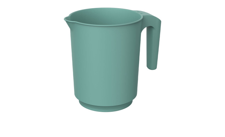 Rührbecher Fresh 1,5 l aus grünem Kunststoff.