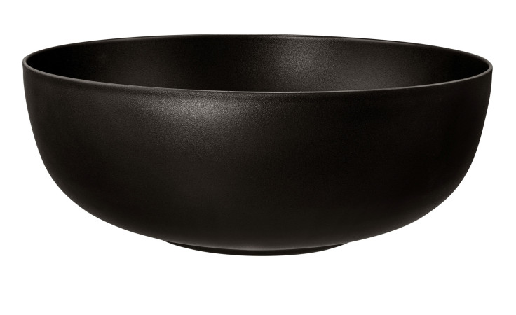 Schüssel Liberty 28cm aus schwarzem Porzellan.