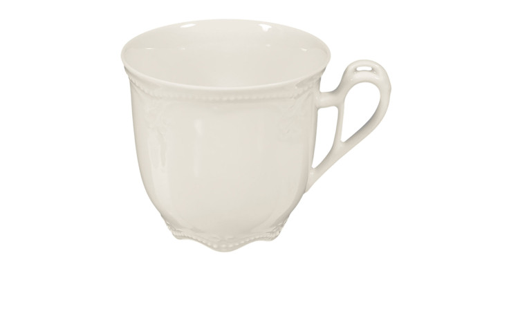 Kaffeetasse Rubin 210 ml aus Porzellan in beige.