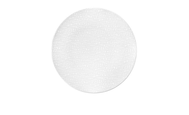 Frühstücksteller Life 22,5 cm aus weißem Porzellan.