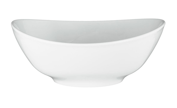 Schüssel Modern Life 21 cm aus weißem Porzellan.