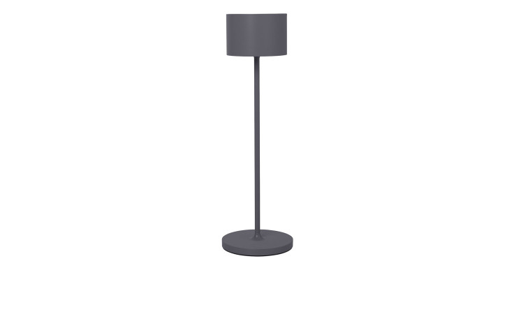 LED-Tischleuchte Farol 33,5 cm aus Aluminium und Kunststoff in grau.