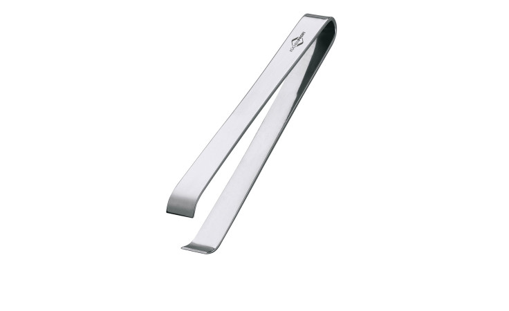 Grätenpinzette in silberfarbigem Edelstahl, Länge 12 cm