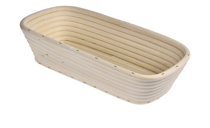 Gärkörbchen 28x13 cm in beige aus Rattan