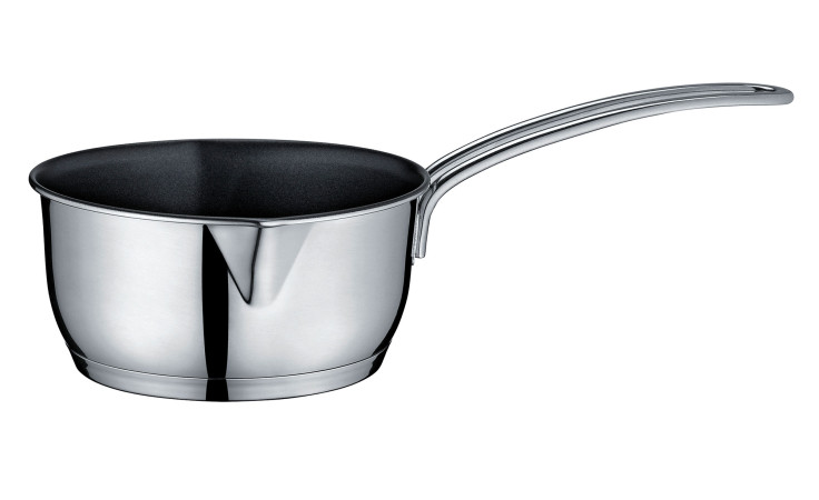 Stielkasserolle Capri 700 ml aus Edelstahl in silber