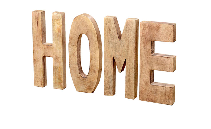 Deko-Schriftzug Home 4-tlg.