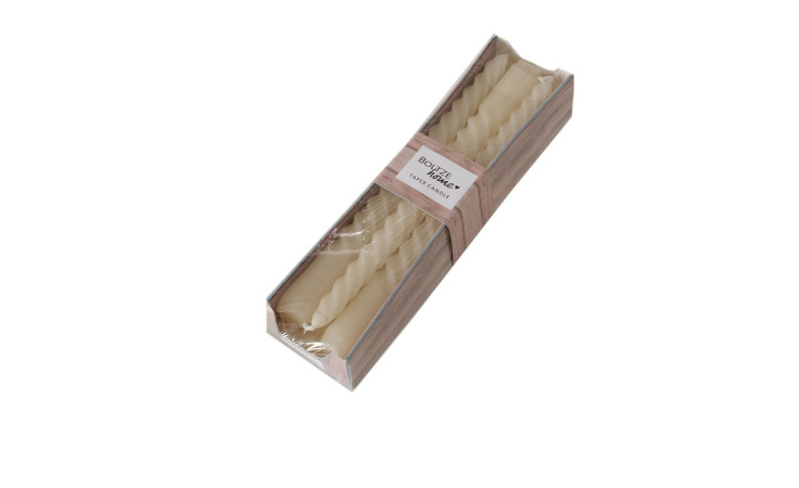 Stabkerzen-Set Twisto 20 cm 6 tlg.