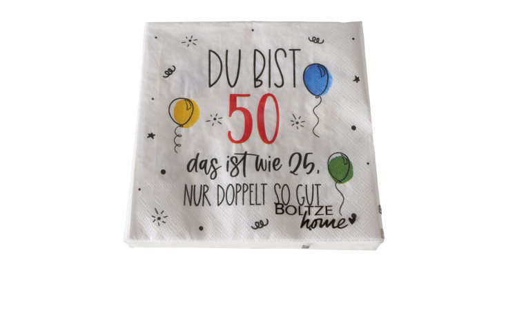 Servietten- Set 16,5 x 16,5 cm 20 tlg.