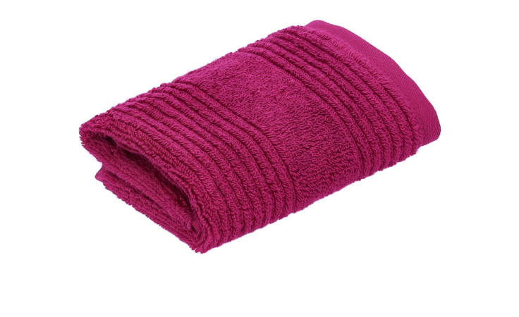 Seiftuch Tomorrow 30 x 30 cm in cranberry.