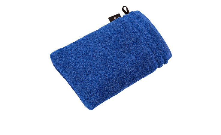 Waschhandschuh Calypso Feeling, in der Größe 22 x 16 cm und in der Farbausführung blau