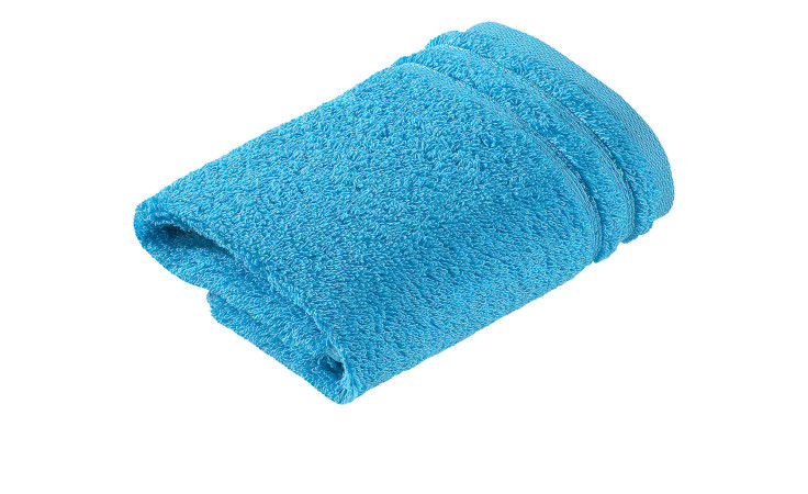 Seiftuch Calypso Feeling, in der Größe 30 x 30 cm und in der Farbausführung blau