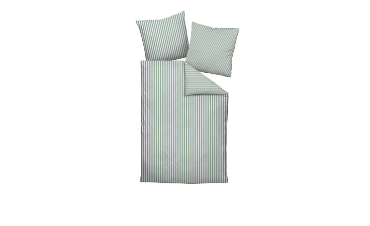 Mako-Satin-Bettwäsche Modernclassic 155 x 220 cm