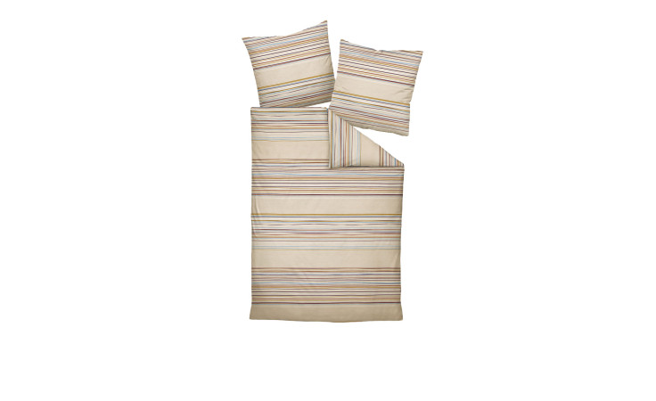 Biber Bettwäsche 200 x 200 cm Beige