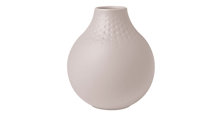 Vase Manufacture Collier 12 cm hoch in beige