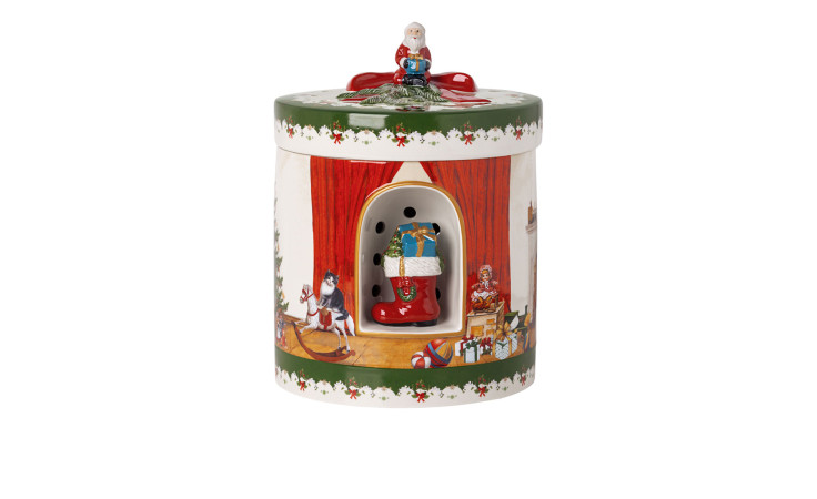 Teelichthalter-Paket Christmas Toys Santa bringt Geschenke.