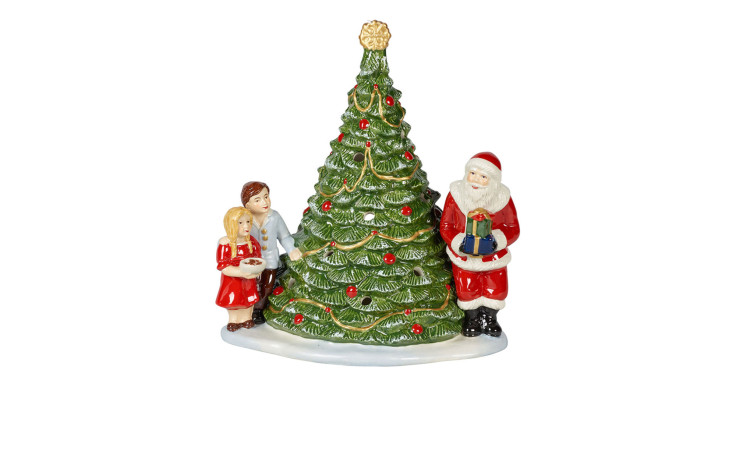 Deko-Figur Christmas Toys Santa am Baum mehrfarbig.