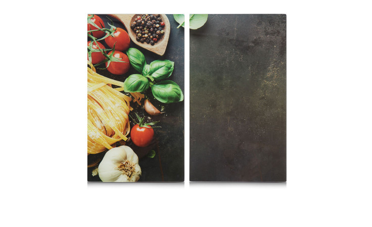 Herdabdeck-/Schneideplatten-Set 2-tlg. 30 x 52 cm