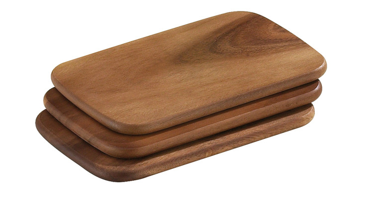 Frühstücksbretter-Set 22 x 15 cm 3 tlg.  