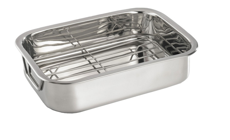 Metall-Bratreine 30 x 6 x 23 cm
