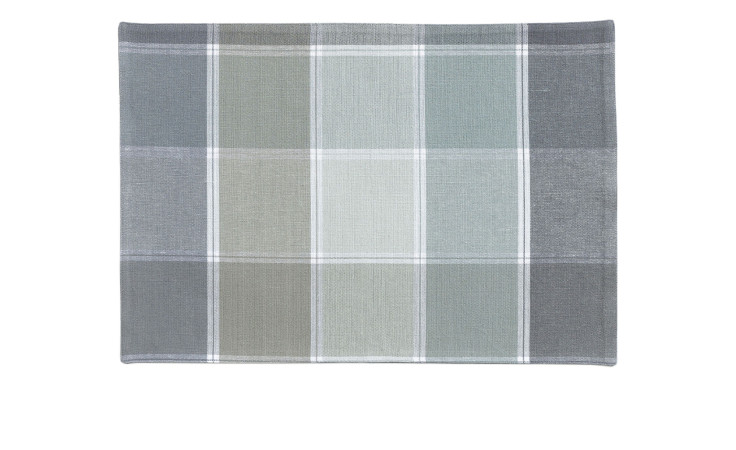 Platzset 33 x 48 cm in grau aus Baumwolle.