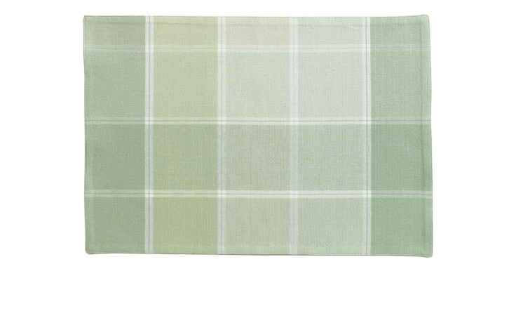 Platzset 33 x 48 cm in grün aus Baumwolle.