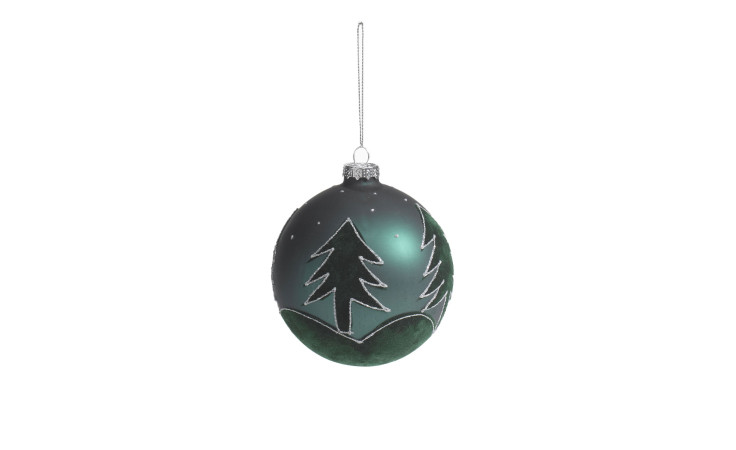 Glas-Christbaumkugel 6 cm