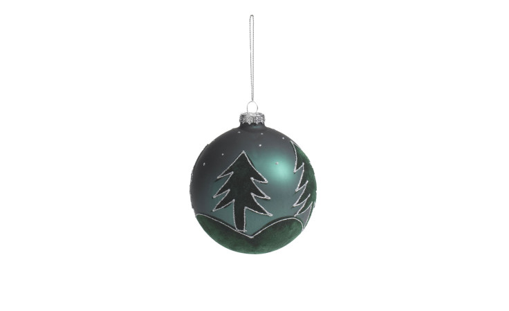 Glas-Christbaumkugel 10 cm
