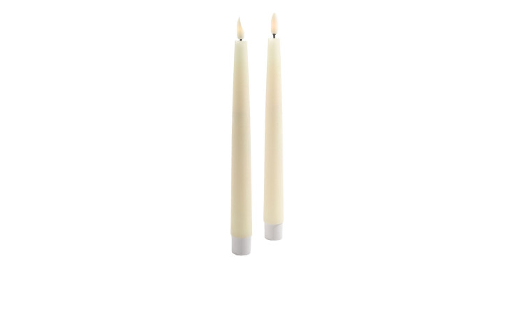 LED-Stabkerzen 2er-Set 22 cm