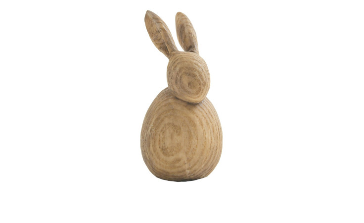 Hase 11.8 cm Holzfarben