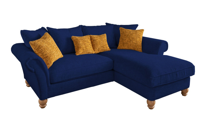 Wohnlandschaft Bordeaux in der Farbe ocean