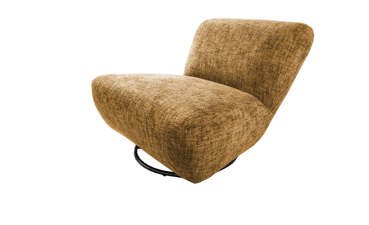 Dreh-Wipp-Sessel Calvi in der Farbe Gelbgold