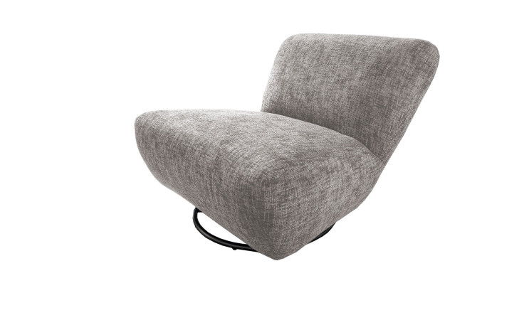 Dreh-Wipp-Sessel Calvi in der Farbe weißgrau