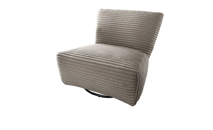 Dreh-Wipp-Sessel Calvi in der Farbe Cappuccino