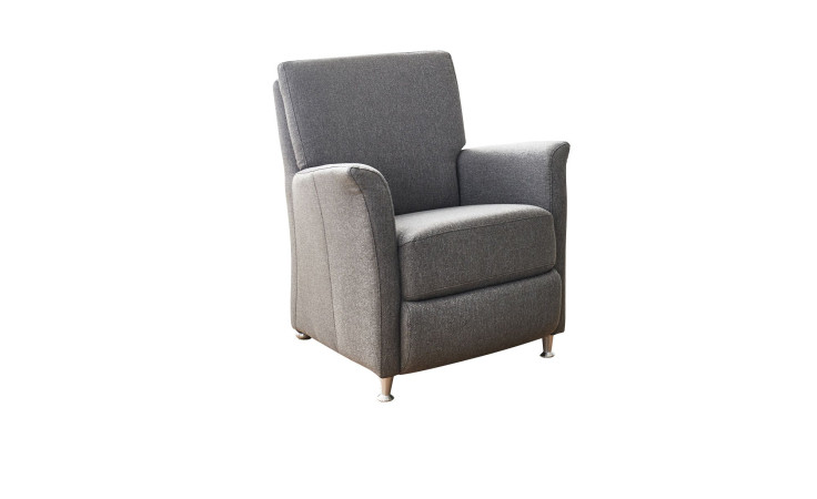 Sessel LASCONDO 9250, Bezug Stoff Twice, Farbe Grey