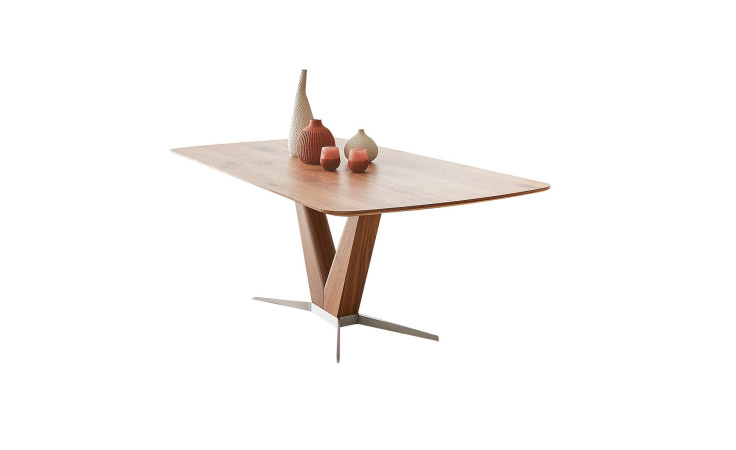 Esstisch Dining System in Furnier Wildnussbaum 