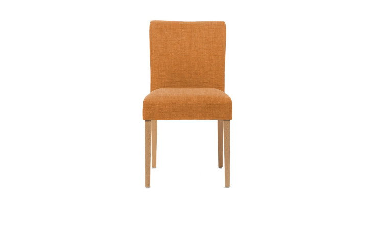 Esszimmerstuhl Shanna, in der Farbe orange, Frontansicht