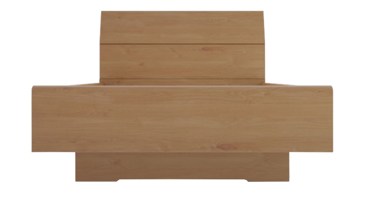 Bett Cassina aus Erle teilmassiv.