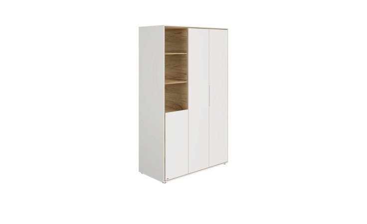 Kleiderschrank Lieven in der Farbausführung Kreideweiß