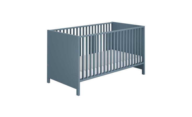Babybett in der Farbausführung mattblau