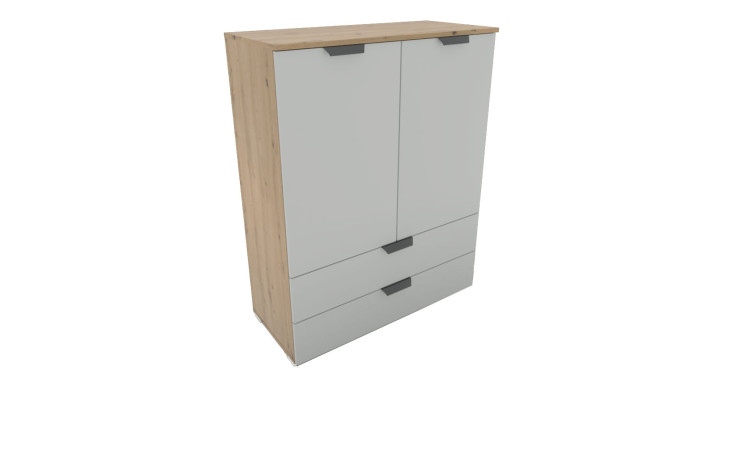 Kommode Antigua  aus Holzwerkstoff in Eiche Artisan.