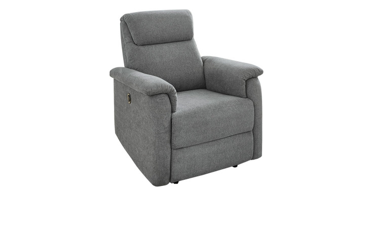 Sessel Alana in dem Stoff Chenille Grau
