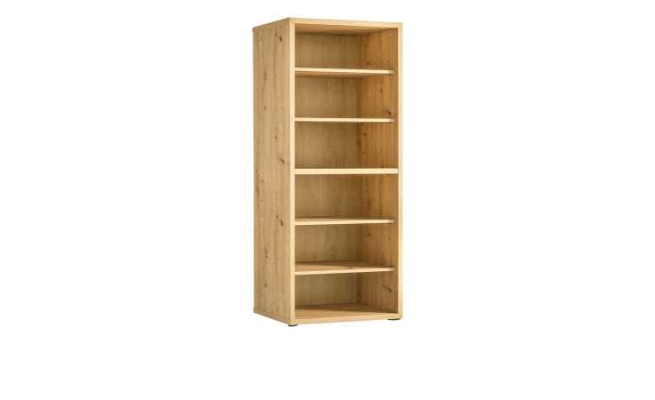 Regal Renatura aus Holzwerkstoff in Artisan Eiche mit fünf Böden.